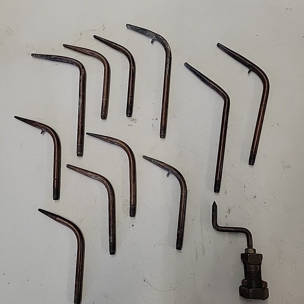 Airco & Other Brands Torch Tip Lot Style 8 No 3 Welding Soldering Metalworking